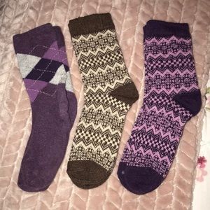 Set of 3 Warm Socks